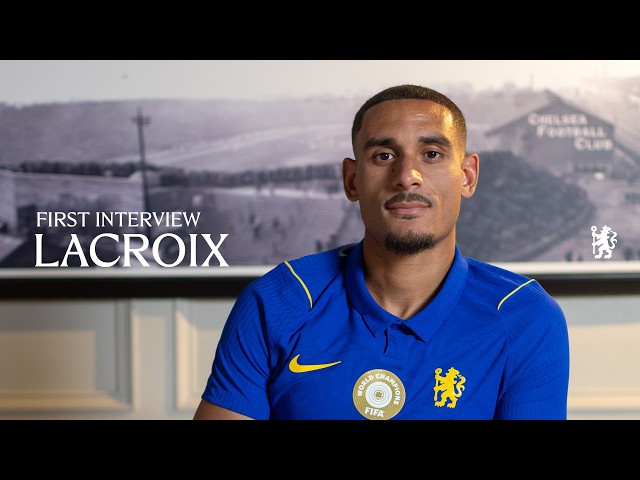 MAXENCE LACROIX | First Interview in Blue 🔵 | New Signing | Chelsea FC