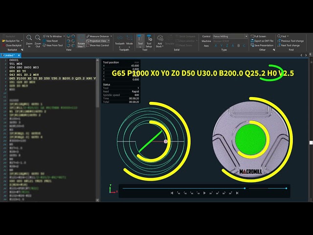 Custom Canned Cycle: Spiral Pocket Roughing Macro | Fanuc Macro B Programming by Macromill