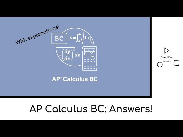 AP Calculus BC - 2025 FRQ Walkthrough and Answers!