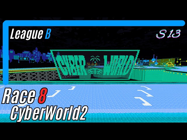 League B, Race 08 - CyberWorld2 | BRWC S13 | Minecraft Ice Boat Racing League