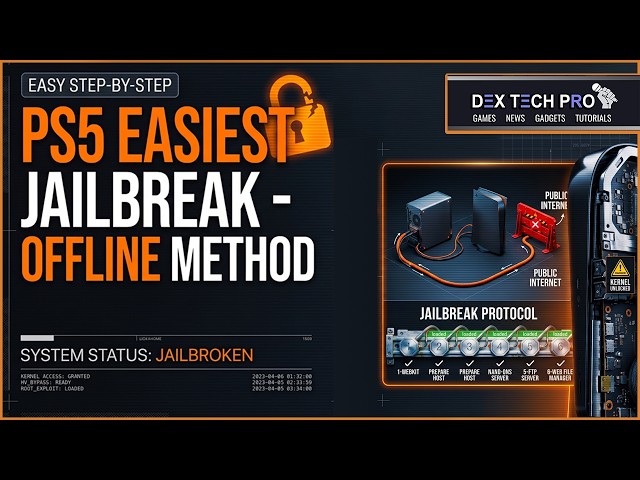 PS5 Easiest Jailbreak — Full Setup Guide (All Models)