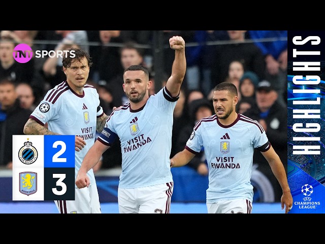 Perfect Start For Villa! 🤩 | Club Brugge 2-3 Aston Villa | UEFA Champions League Highlights