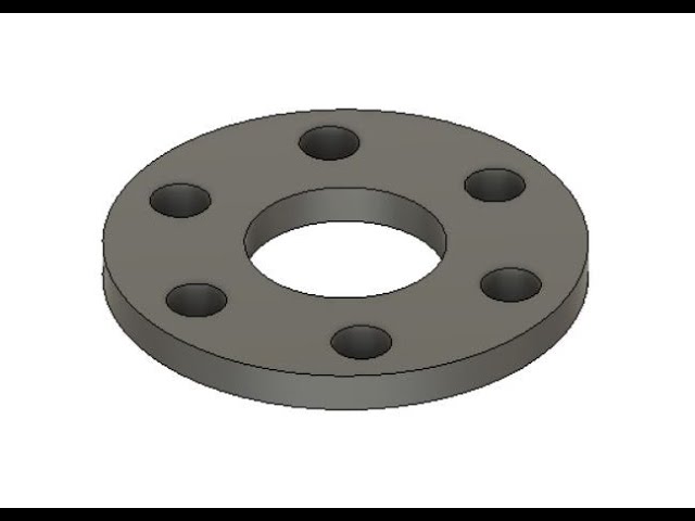 Fusion 360 Tutorial: Bolt Circle Exercise