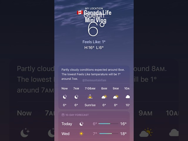 Canada Life Mini Vlog 18  #youtubeshorts #themountainfam #shorts #trending #minivlog #canadalife