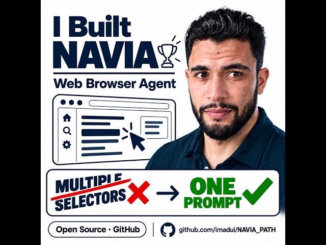 Web Browser Agent: No selectors, Only ONE PROMPT