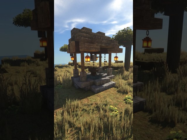 Minecraft Well Design #minecraftshorts #shorts #fyp
