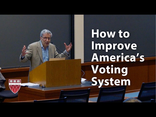 How to improve America's voting system | HLS Beyond
