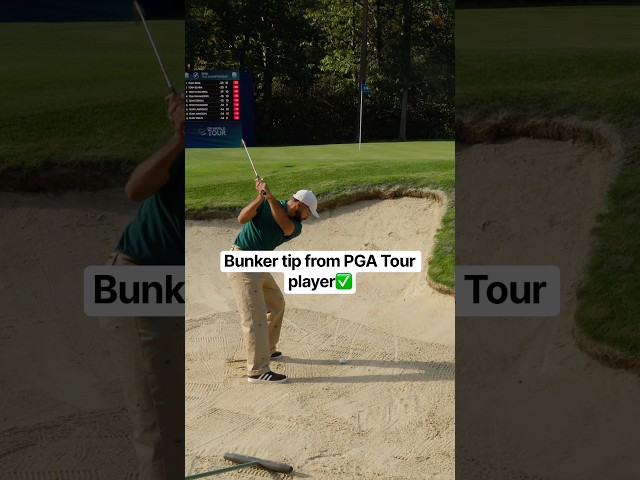 INSANE bunker tip from PGA Tour pro Jordan Smith!