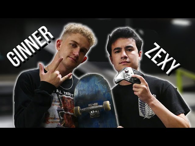 We played S.K.A.T.E. at Nyjah Huston's Skatepark... | Skater XL VS SKATER