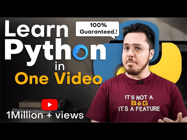 Learn Python In Hindi In One Video - हिंदी में