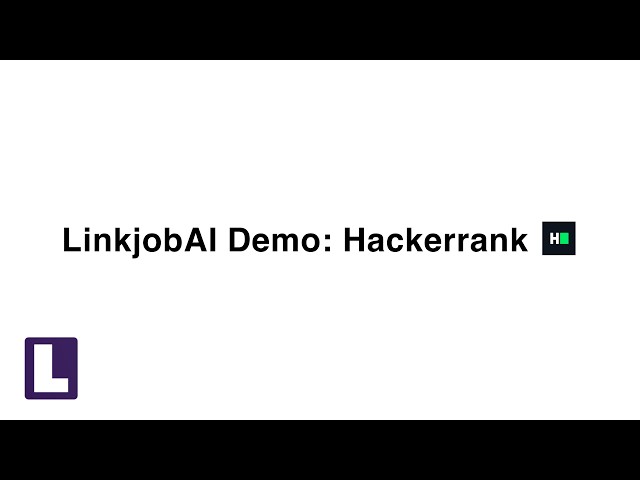 How to use Linkjob AI in Hackerrank