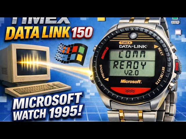 Timex Microsoft Collaboration Data-Link 150, full pack unboxing