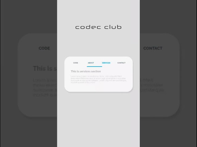 Create Animated Tabs with Indicator using HTML, CSS & JavaScript #100daysofcoding #coding #html