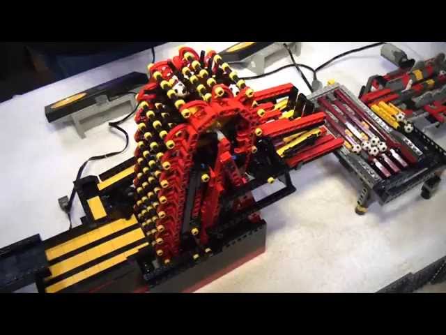 Record-breaking LEGO great ball contraption / Rube Goldberg - Brickworld Chicago 2014