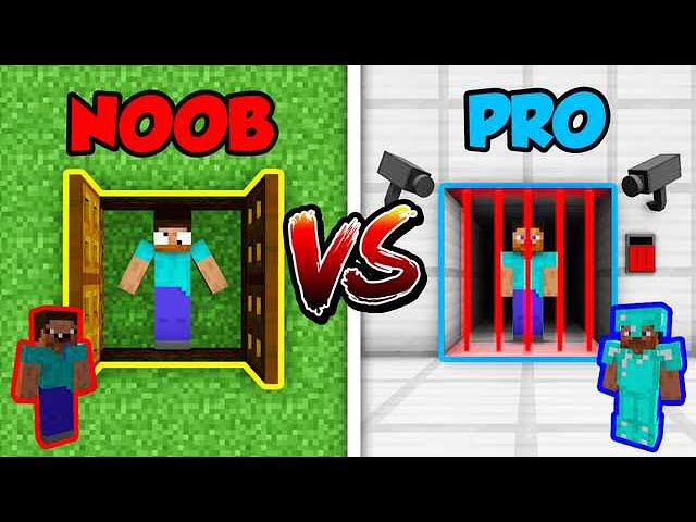 Minecraft NOOB vs. PRO: PRISON ESCAPE in Minecraft!