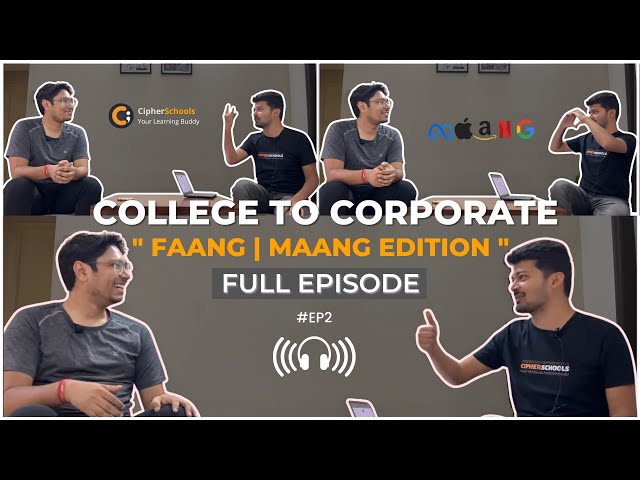 #episode2 How to get into FAANG/MAANG Companies-Ft.Mohit, Senior SDE @Amazon, ex-Microsoft, Flipkart