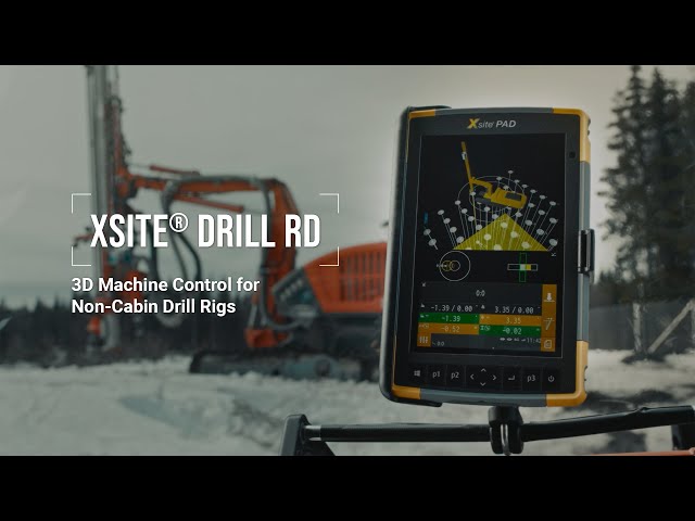 Xsite® DRILL RD - 3D Machine Control for Non-Cabin Drill Rigs