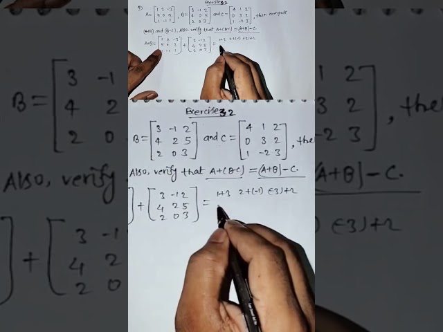 Matrix | NCERT class 12th | exercise 3.2 solutions #maths #class #matricesclass12 #matrix