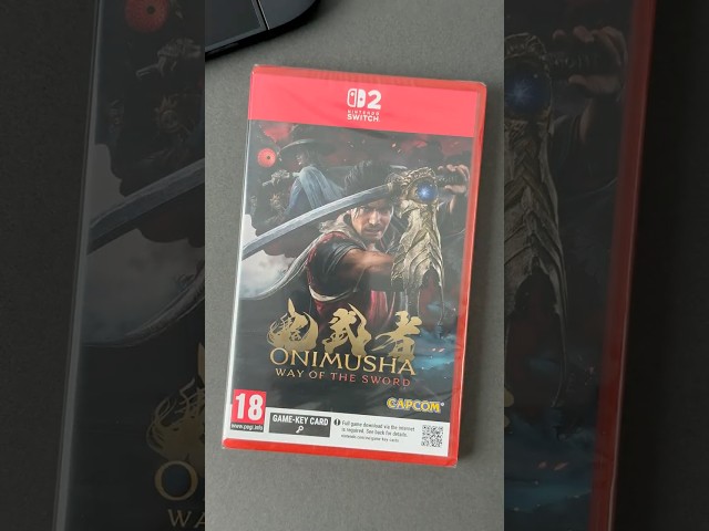 Onimusha: Way of the Sword Unboxing Nintendo Switch 2 #onimushawayofthesword #nintendoswitch2