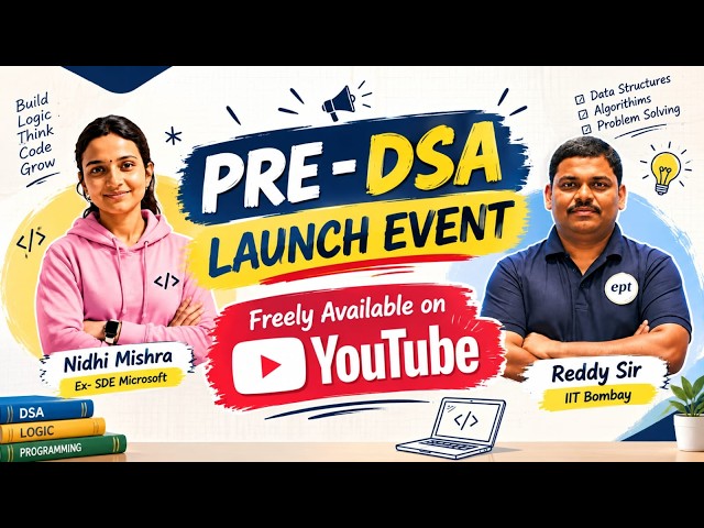 PRE - DSA Course Launch Event