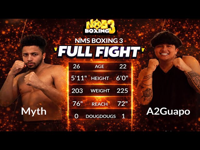 Myth vs A2Guapo Full Fight | NMS BOXING 3