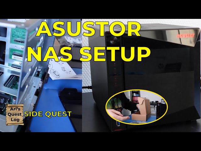 ASUSTOR Nimbustor 4 AS5404T Setup & First Impressions | SSD + RAM + 4× WD Red Plus + UPS