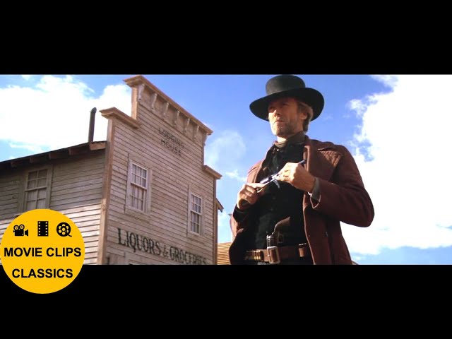 Pale Rider (1985) - Preacher faces Stockburn's deputies