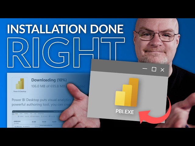 Install Power BI Desktop the RIGHT WAY!