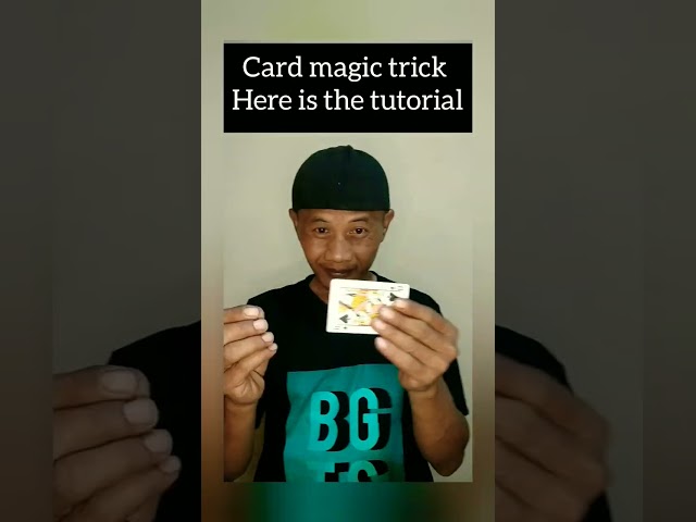 card magic trick here is the tutorial #shorts #magic #tutorial #trending #funny #youtubeshorts