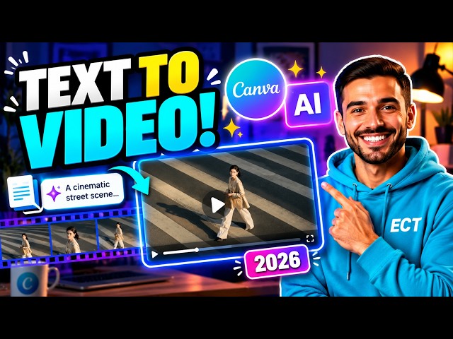 Canva AI Video Generator Tutorial 2026: Turn Text Into Videos