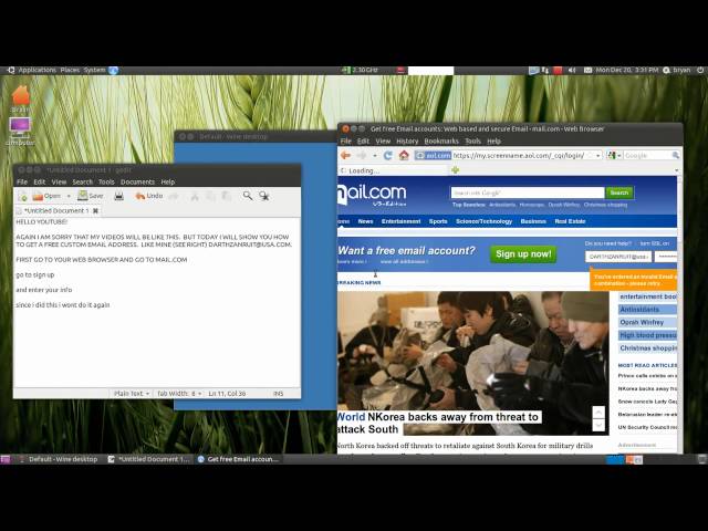 Darth Project: Create a Custom E-Mail Address