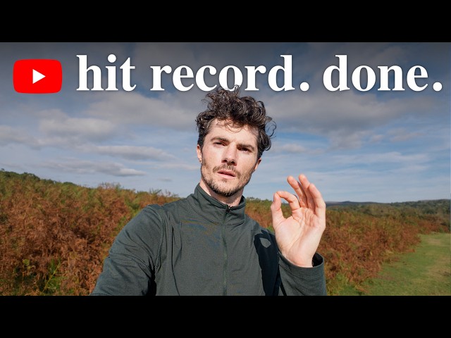 just speak to camera SO well, you don't need to edit