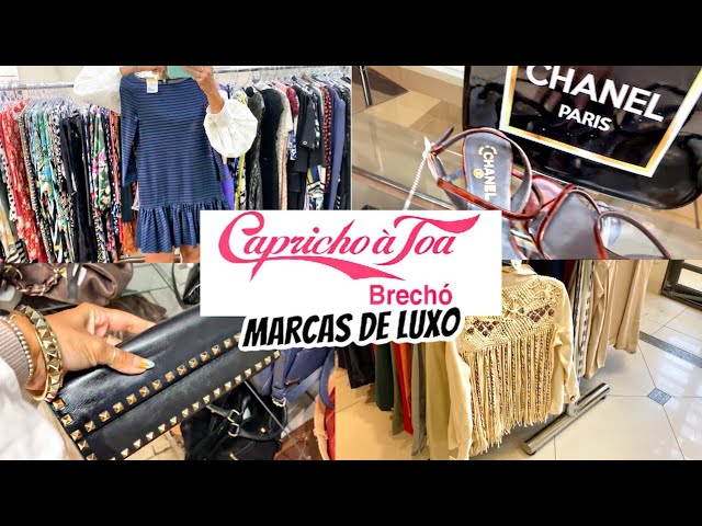 Brechó Capricho à toa em São Paulo I muitas MARCAS DE LUXO!