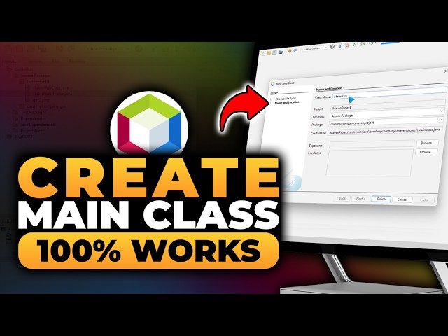 How To Create Main Class in Java NetBeans (𝟮𝟬𝟮𝟲) | 100% WORKS | NO Yapping, To The Point & EASY!