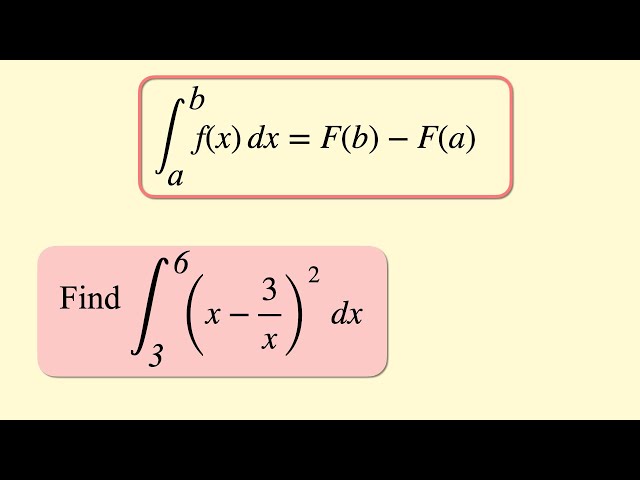 Definite Integrals | AS Level Mathematics