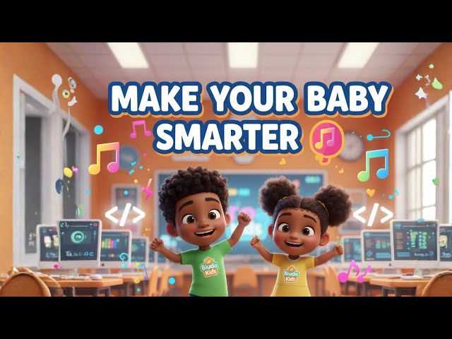 Make Your Baby Smarter 🧠🎶  Fun Tech Learning Songs for Kids by Biuda Kids!