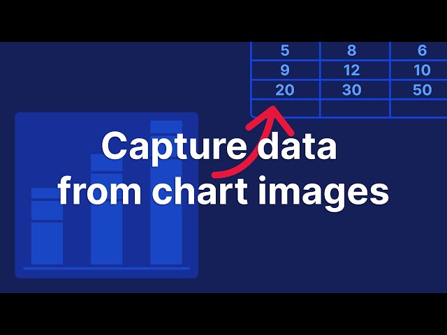 Capture data from chart images