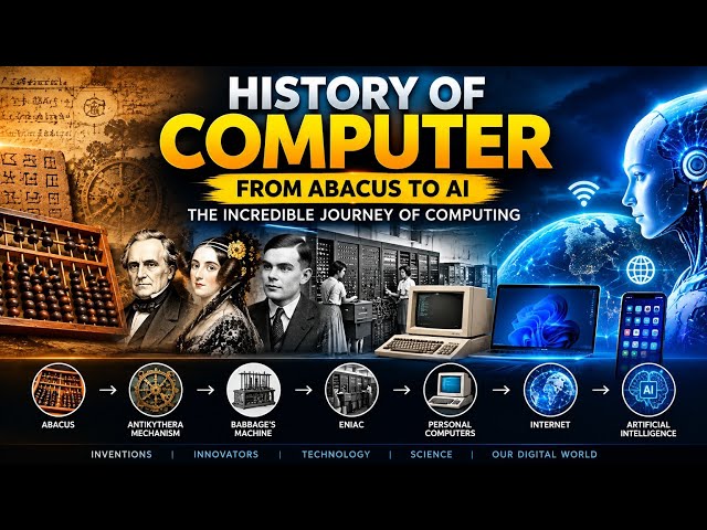 History of Computer: From Abacus to AI | Complete Evolution of Computing