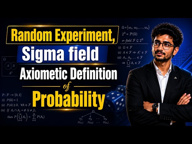 Random Experiment, Sigma field  Axiometic Definition of Probability | Mathstats @8810409392