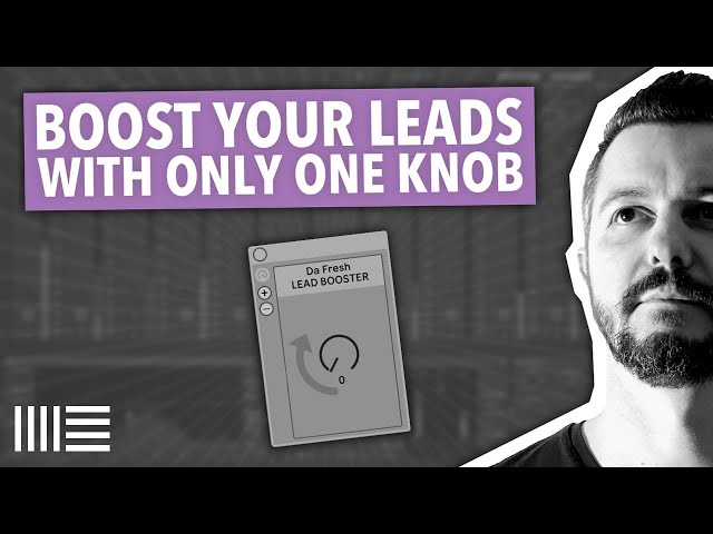 🔴 BOOST YOUR LEADS WITH ONE KNOB | ABLETON LIVE (+ Free Download)