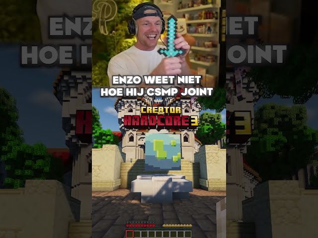 Enzo weet niet hoe hij CSMP joint 😂
