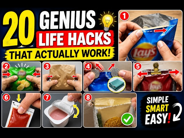 20 Everyday Life Hacks You Wish You Knew Sooner!