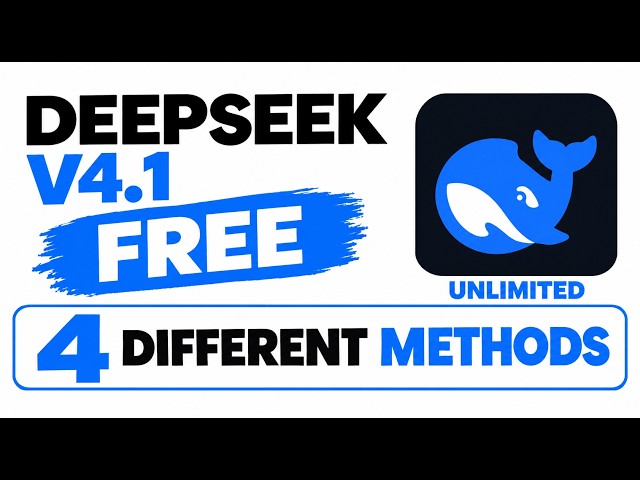 DeepSeek V4.1 Flash Is FREE & Unlimited — 4 Ways to Use It