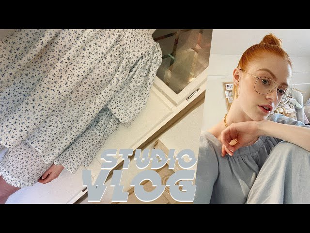 STUDIO VLOG | MANGO HAUL & SEW WITH ME - SUMMER COLLECTION ! | MsRosieBea