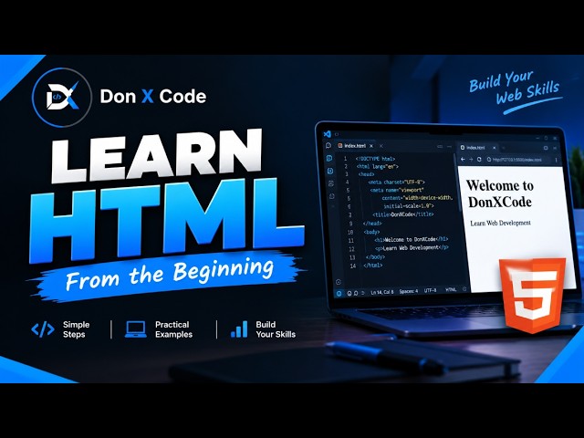 Learn HTML from the beginning | HTML tutorial for beginners