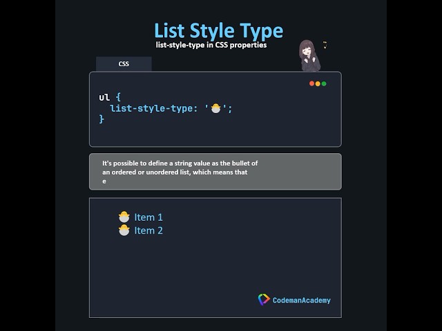 List Style Type in CSS π