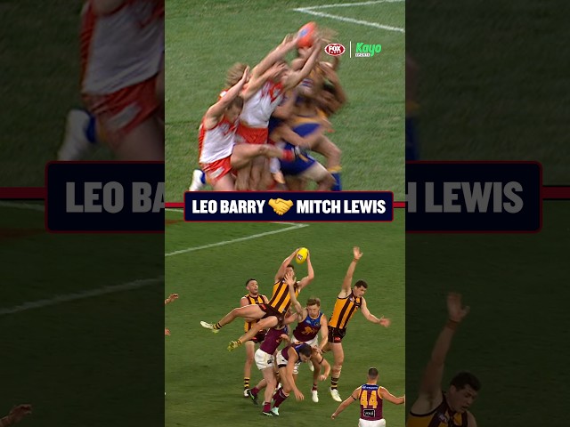 "Leo Barry-esque" - Lewis recreates GENERATIONAL Finals Moment #AFLFinals #AFL