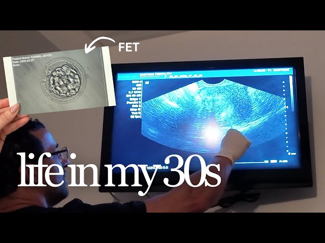 Life in my 30s | Come with me to get Pregnant, Embryo Transfer FET VLOG