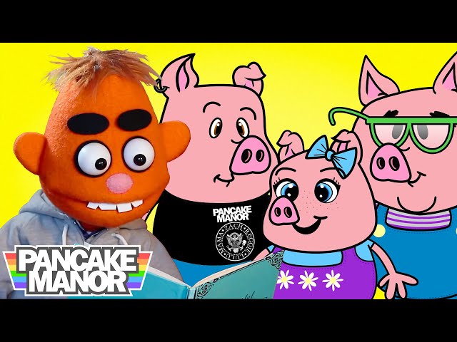 Three Little Pigs ♫| Nursery Rhymes for Kids | Pancake Manor