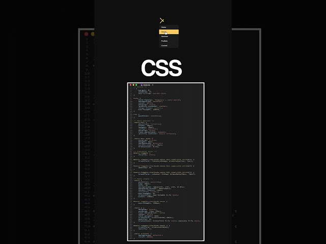 Create an Interactive Reveal Menu with CSS & HTML Animations